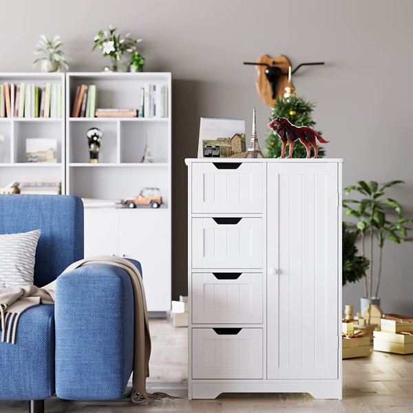 Zipcode Design™ Humiston Freestanding Bathroom Storage with 4